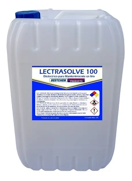 Envase de LECTRASOLVE 100, solvente dieléctrico Bestchem